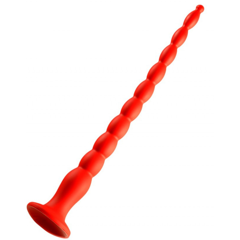 Stretch Worm Gode long Stretch Worm N°2 - 40 x 4cm Rouge